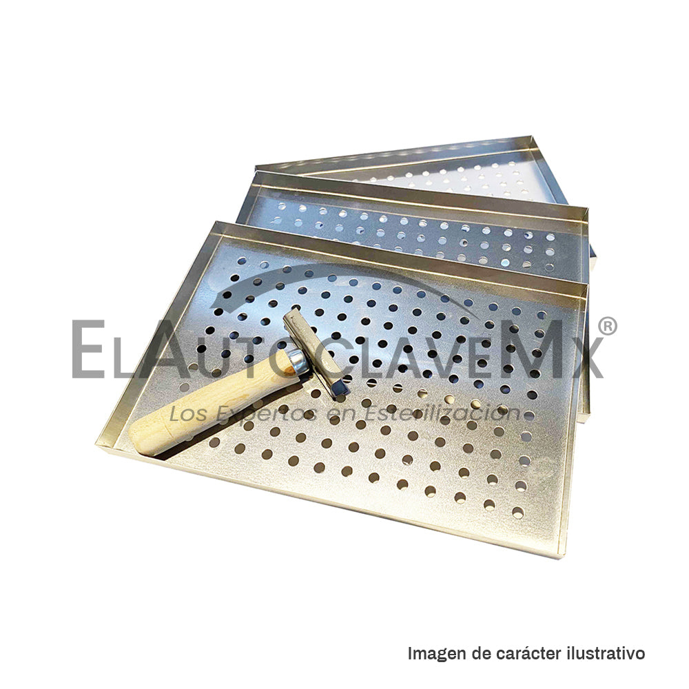 Charola de aluminio anticorrosivo 18