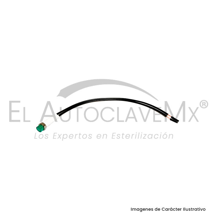 Lamp, Green, 110V, 8MM