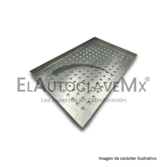 Charola de aluminio anticorrosivo 18