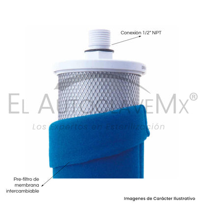 Filtro Bacteriológico CERTIFICADO para Autoclave