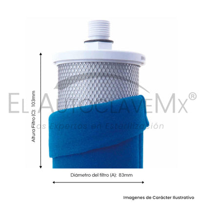 Filtro Bacteriológico CERTIFICADO para Autoclave