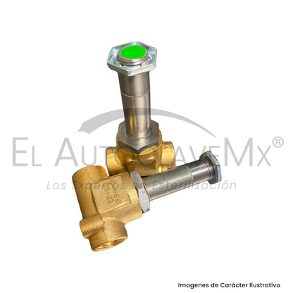 Valve, Solenoid, 2/2 way, 1/4"NPTx6, GEM-A-22118, Bac