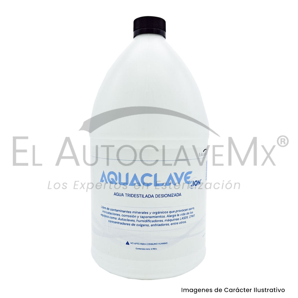 AquaClave, Agua Tridestilada para operación Autoclaves de vapor.