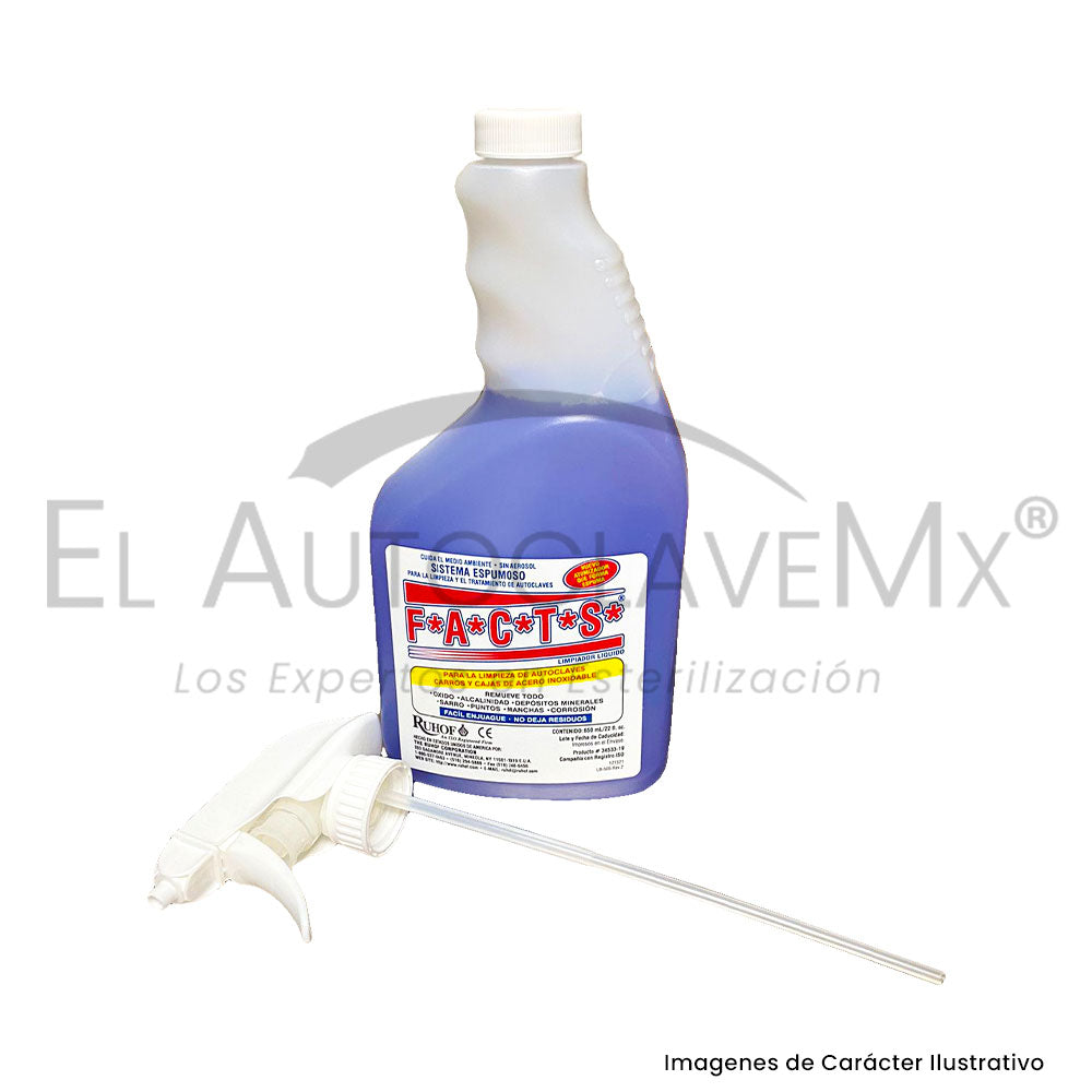 Facts sistema en espuma para tratamiento y limpieza de AUTOCLAVES