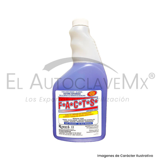 Facts sistema en espuma para tratamiento y limpieza de AUTOCLAVES